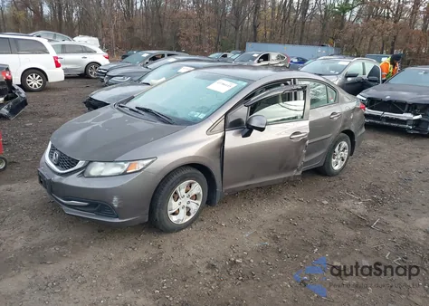 2013 Honda Civic Lx z USA, uszkodzony, nr VIN 19XFB2F50DE022337